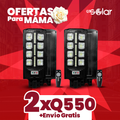 PACK 2x ALUMBRADO SOLAR 1200W LY