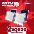 PACK 2x REFLECTOR SOLAR 2500W ANTIVANDALICO