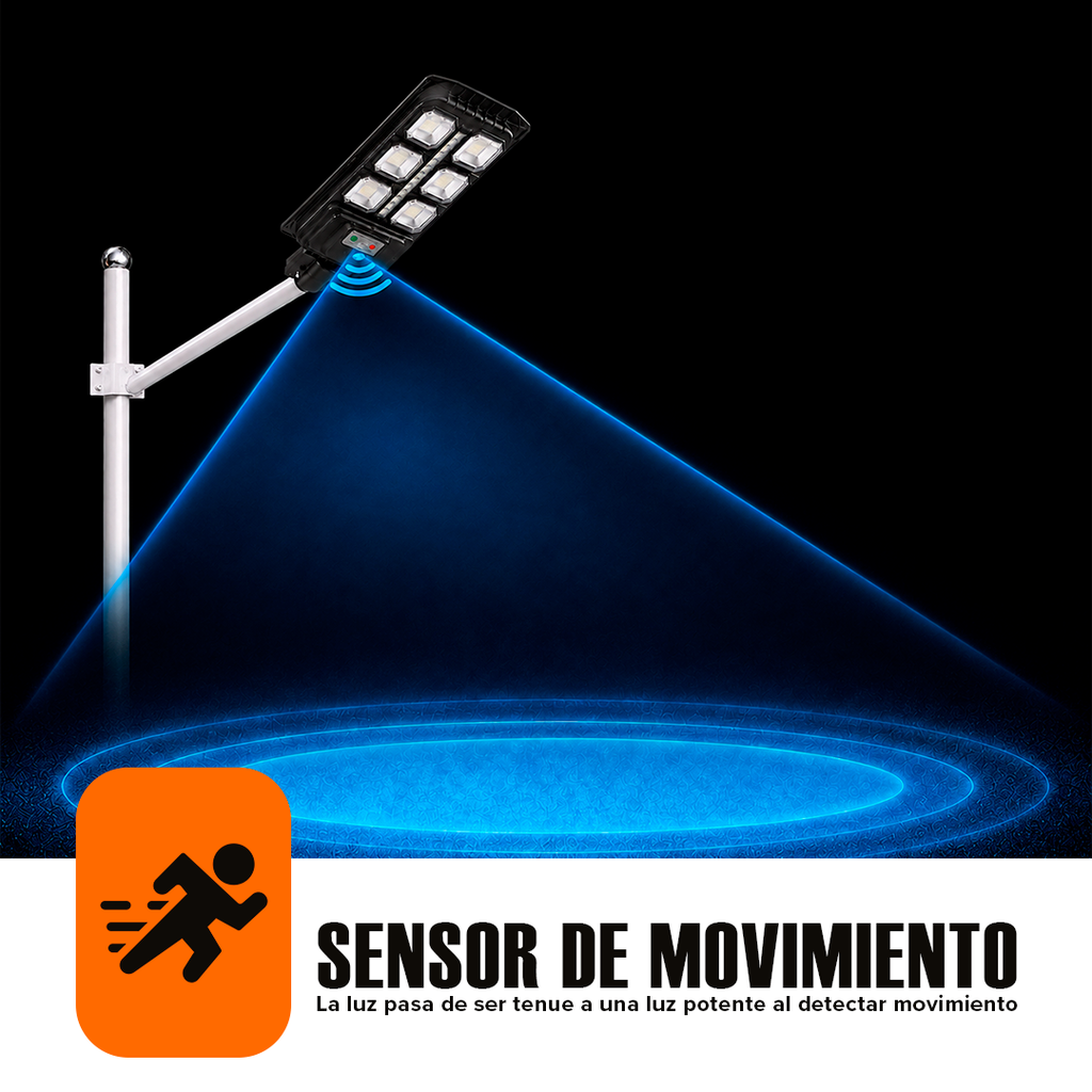 Alumbrado Solar LY 800W con Panel Integrado