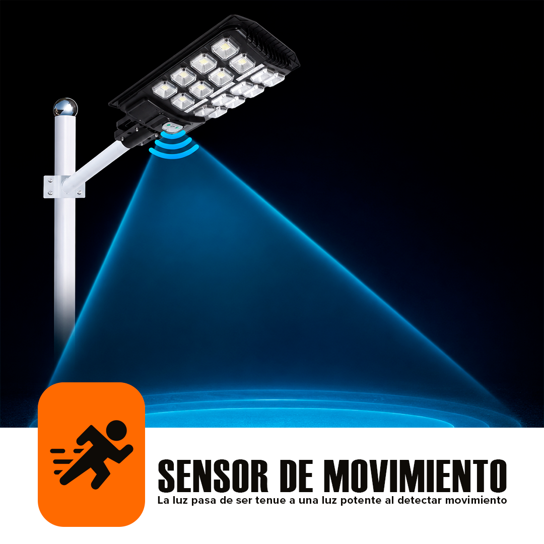 Alumbrado Solar LY 3000W con Panel Integrado