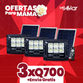 Pack 3x Reflector Solar 500W XH