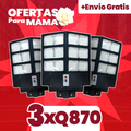 Pack x3 Alumbrado Solar 1500W 2-en-1 BC
